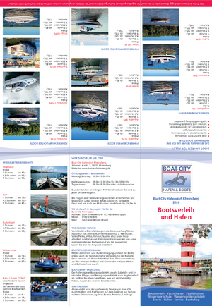 Imageprospekt Boat City Hafendorf Rheinsberg